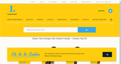 Desktop Screenshot of langenscheidt.com